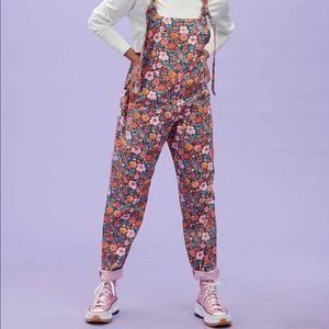 Lucy & Yak Floral Dungarees